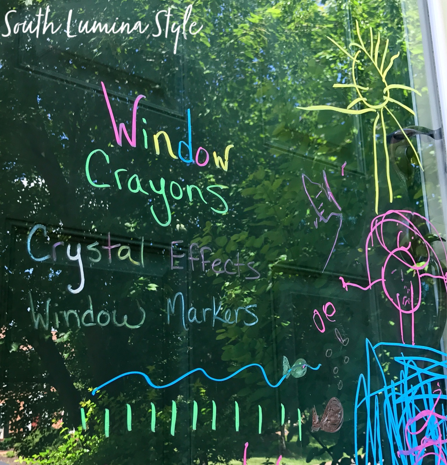 Fun With Window Markers - South Lumina Style