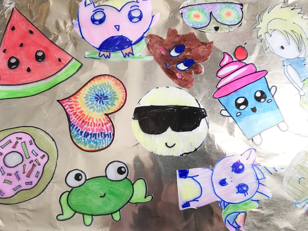 How To Make Shrinky Dink Pins