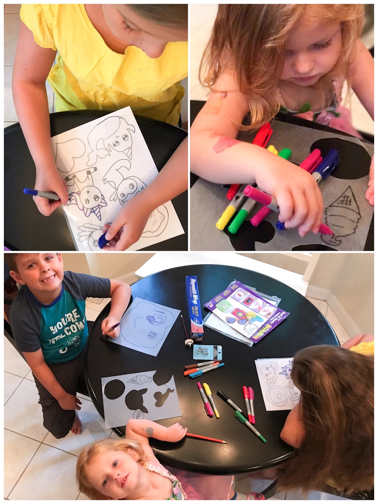 How to Make Pins Using Shrinky Dinks - Rainy Day Kids Craft