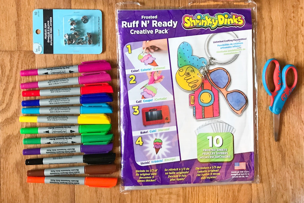 How To Make Pins Using Shrinky Dinks