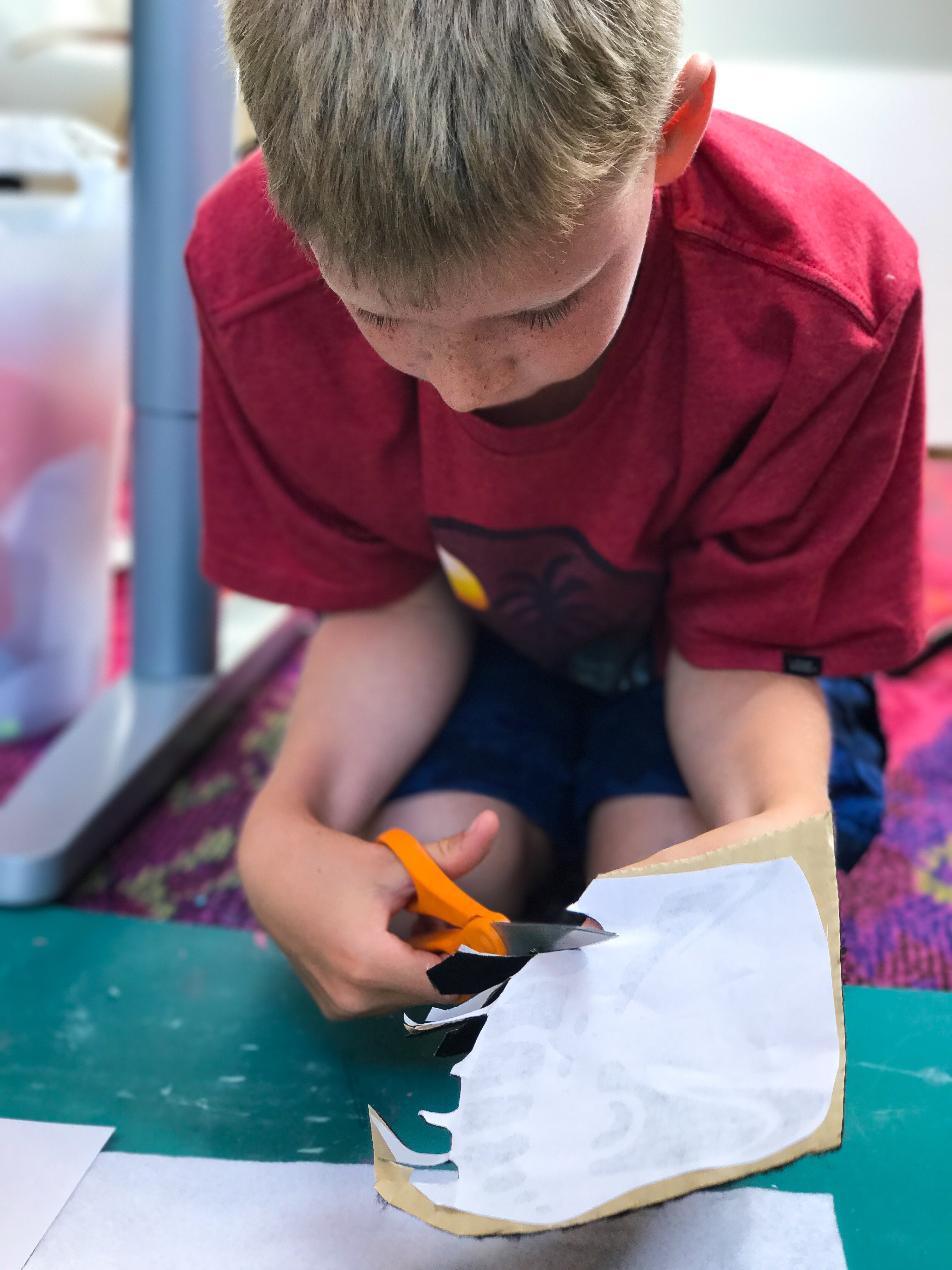 DIY Glowing Halloween Treat Bags
