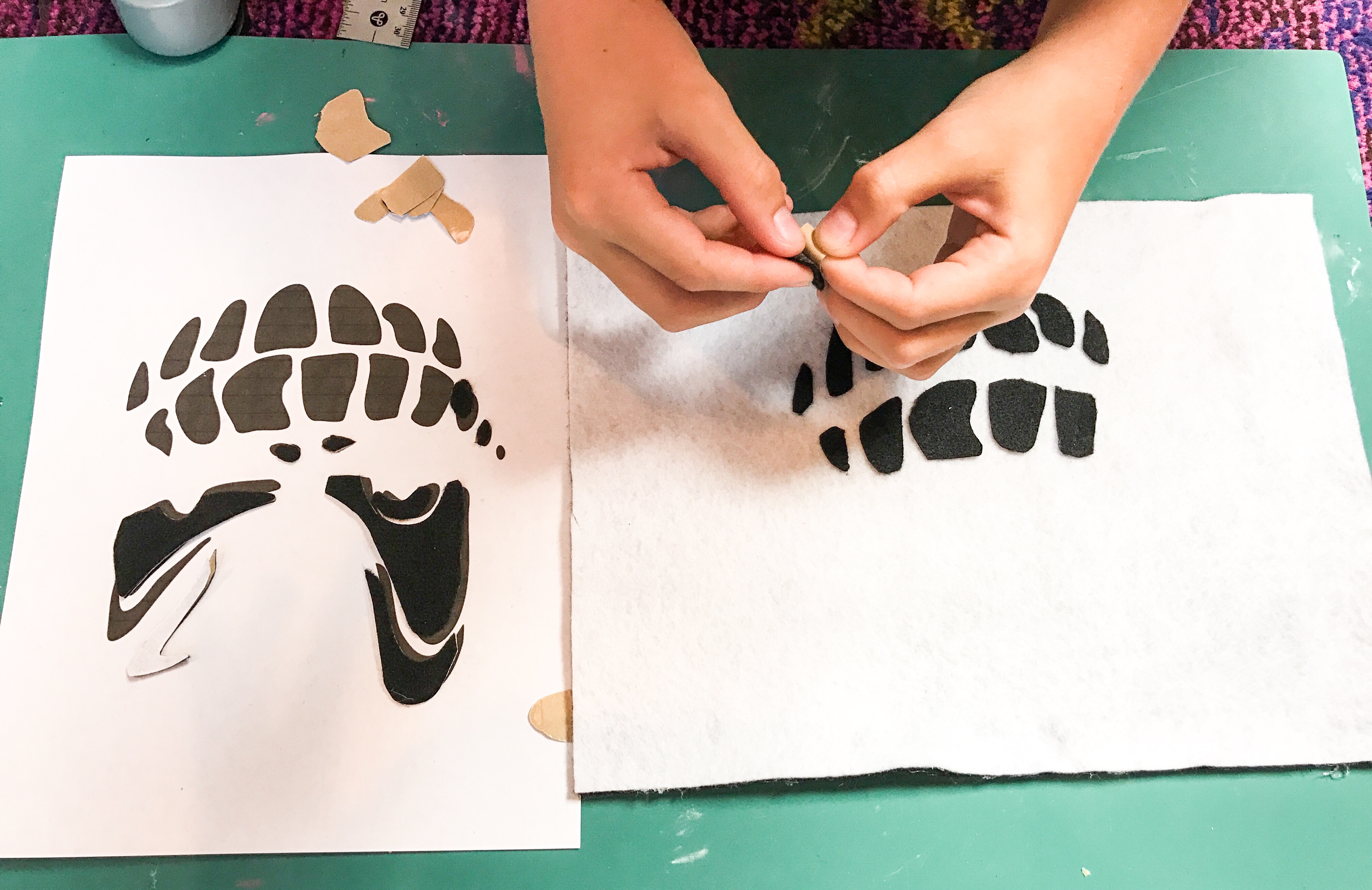 DIY Glowing Halloween Treat Bags