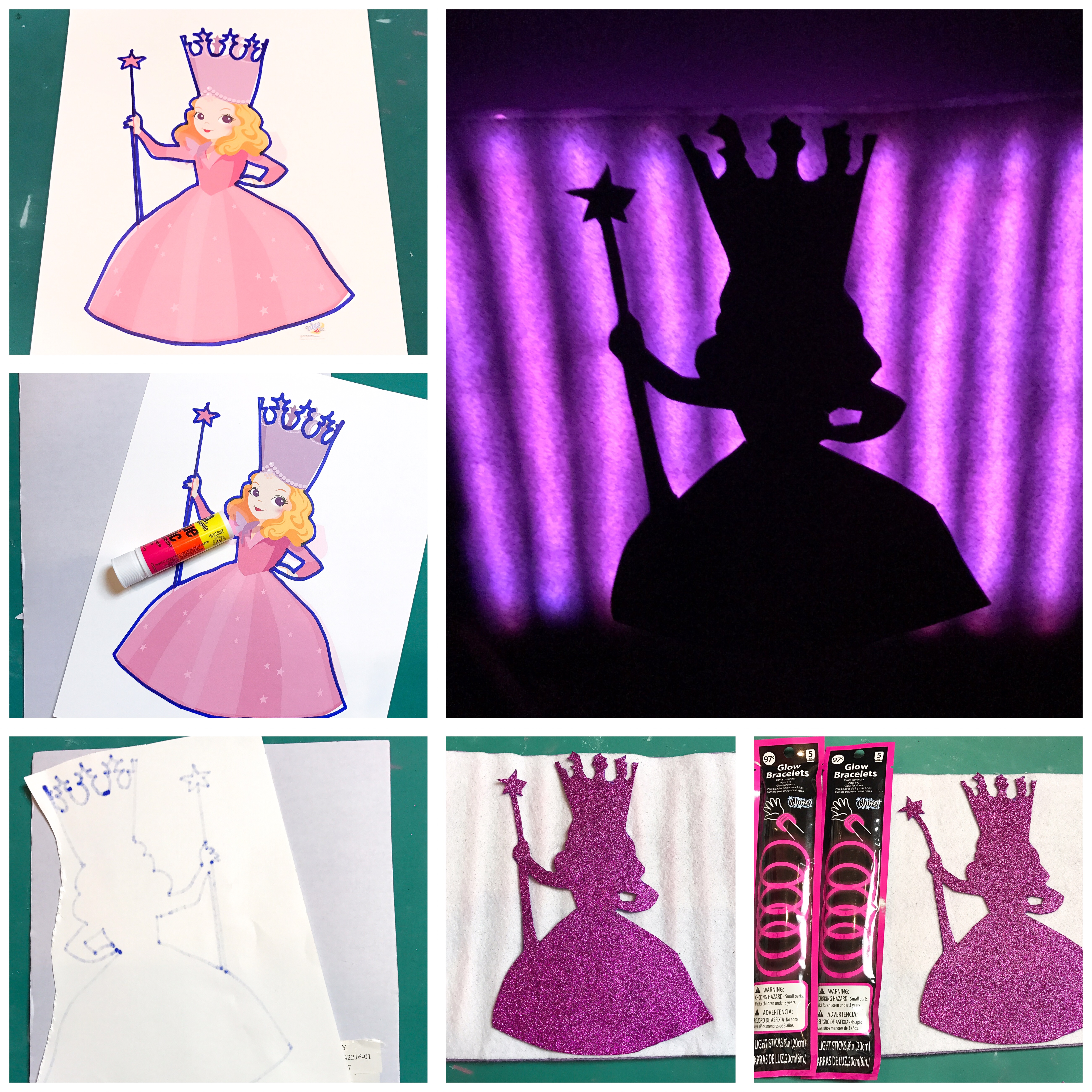 DIY Halloween Glowing Treat Bags