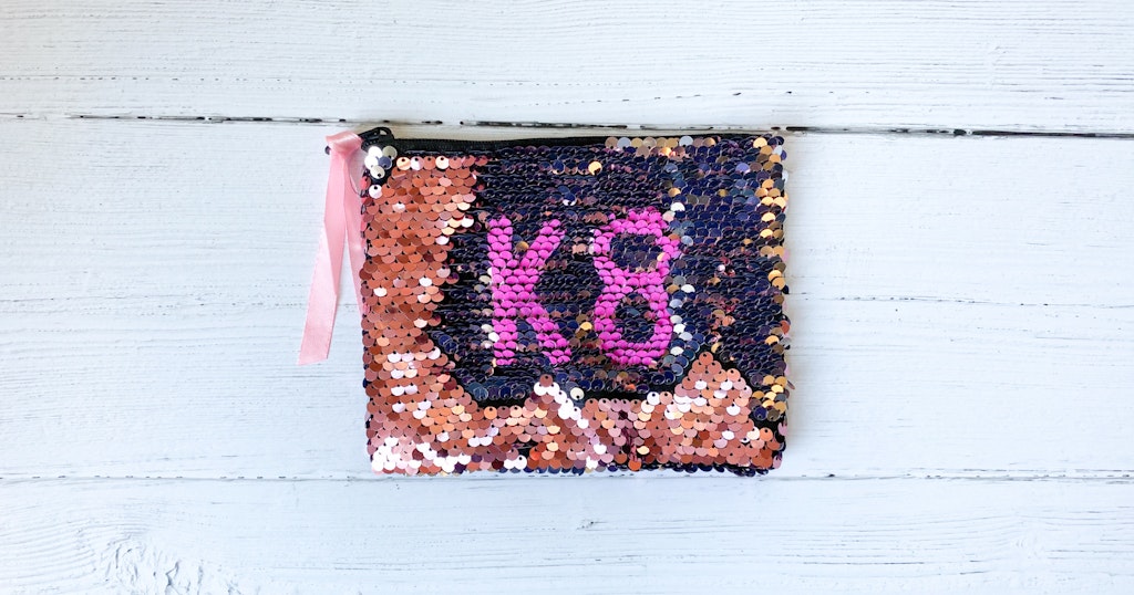 personalizing sequin fabric