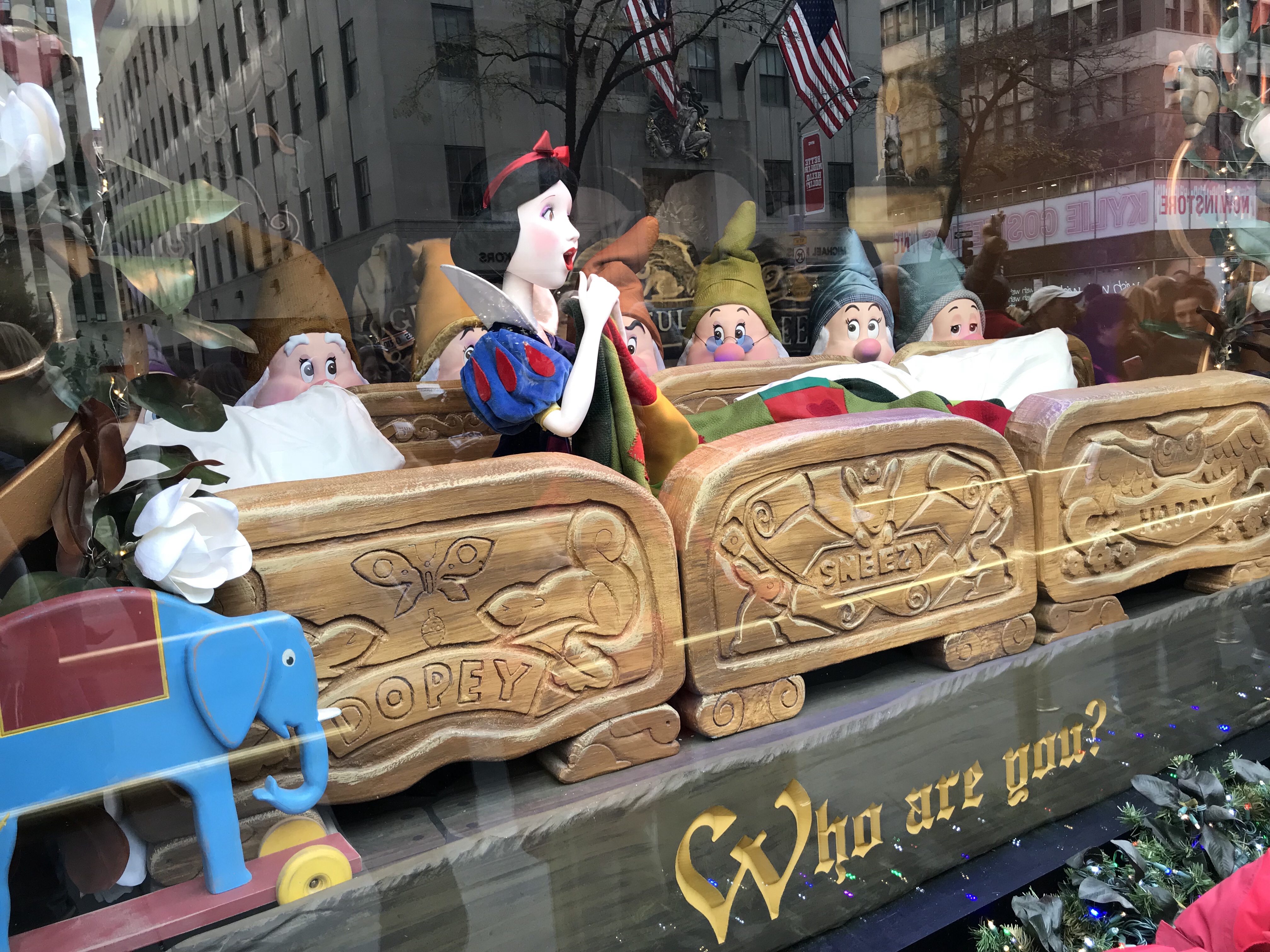 NYC, New York, New York City, traveling with kids, family travel, Christmas in New York, kids New York, saks fifth avenue, window display