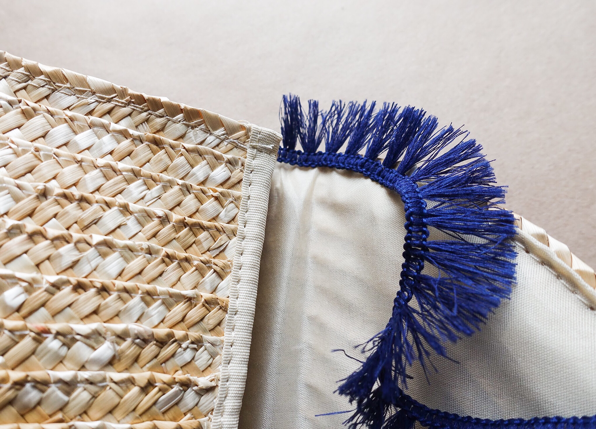 DIY Fringe Summer Straw Clutch