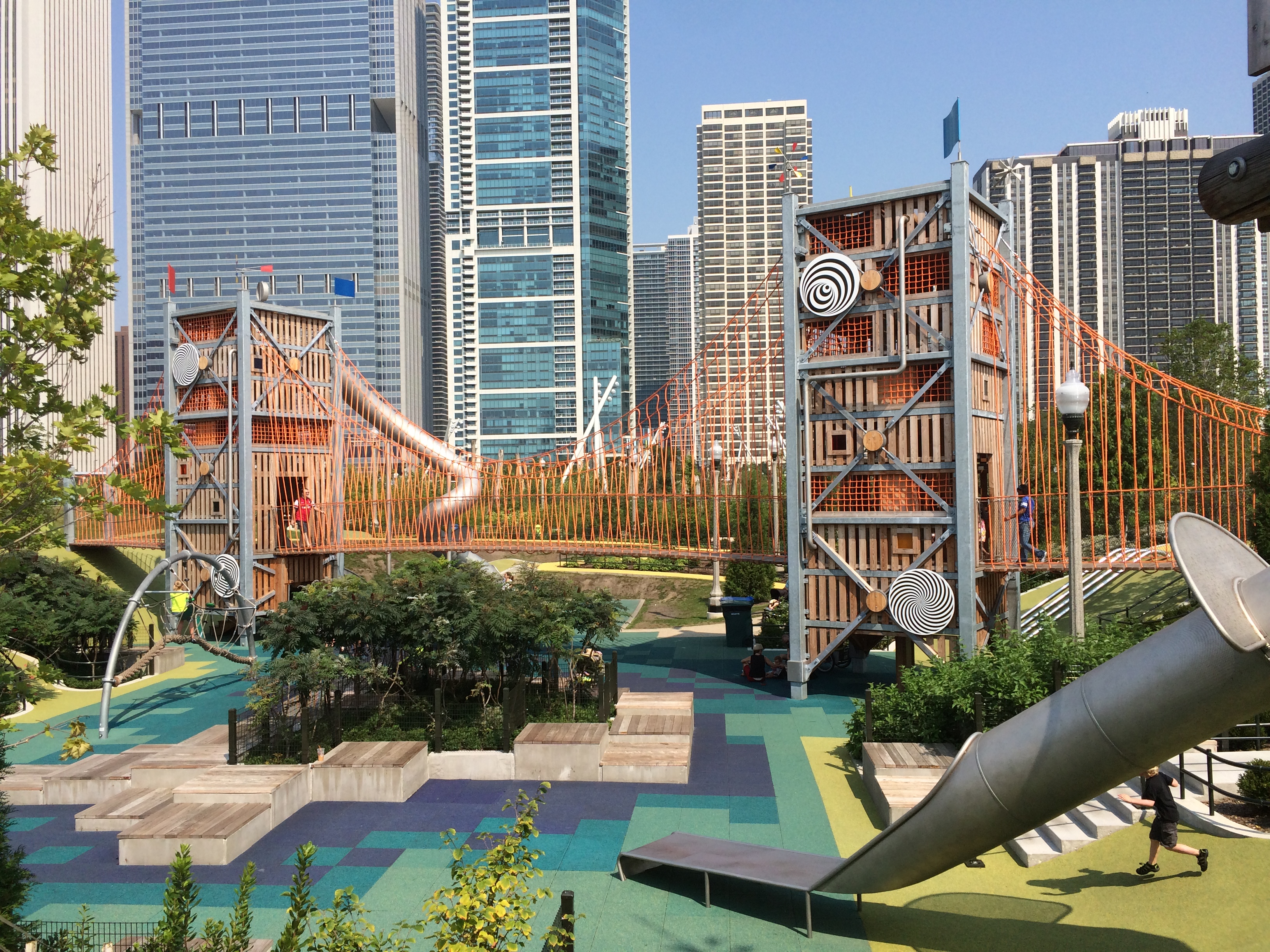 Chicago Trip Maggie Daley Playground 