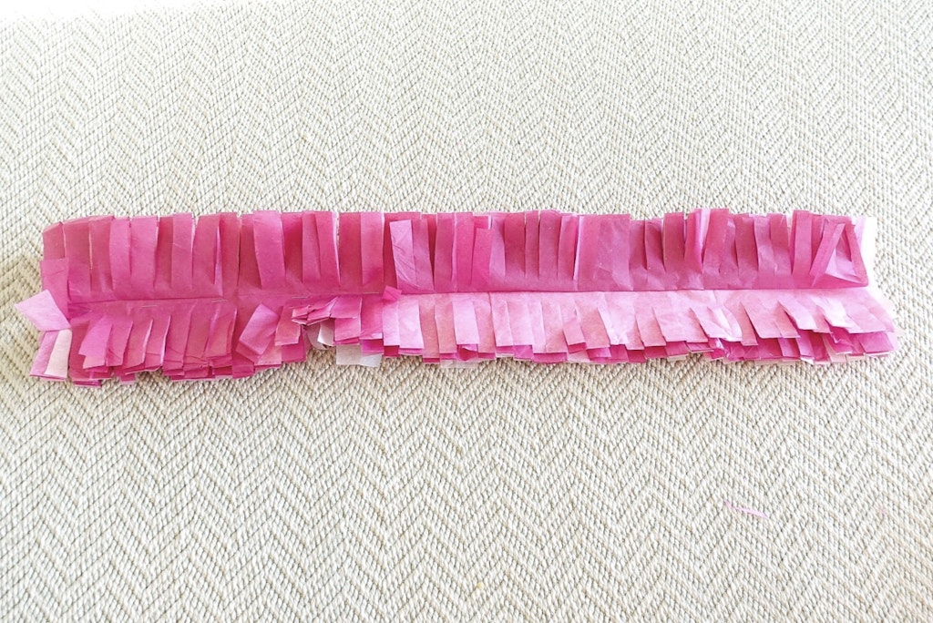 Fringed Tissue Paper Garland