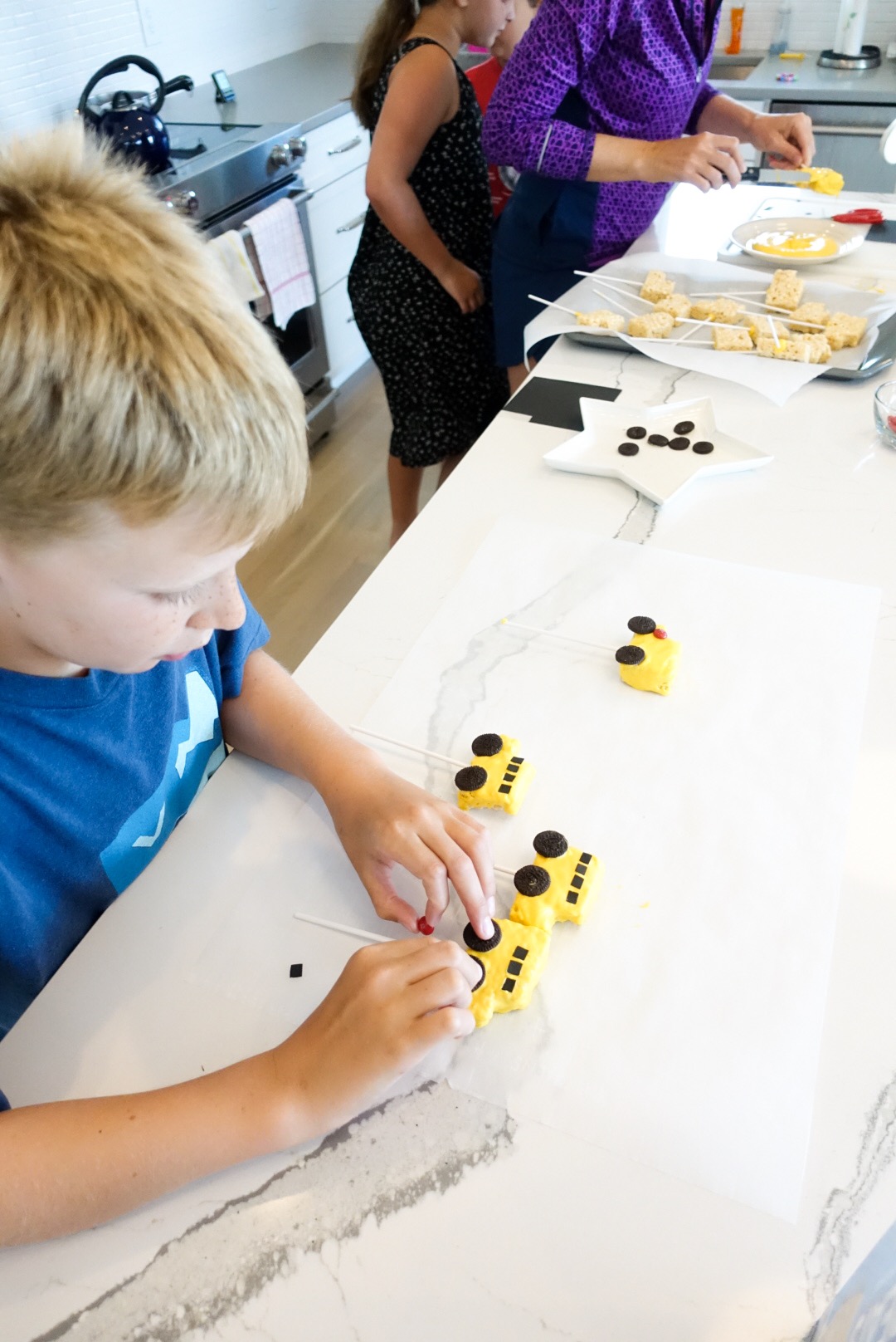 South Lumina Style School Bus Rice Krispie Treats