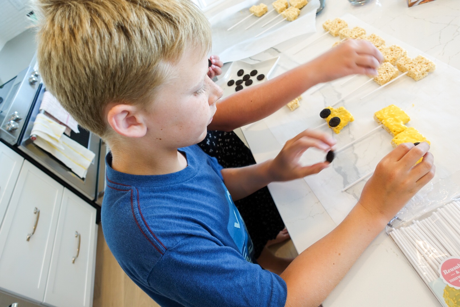 South Lumina Style Rice Krispie Treat School Buses