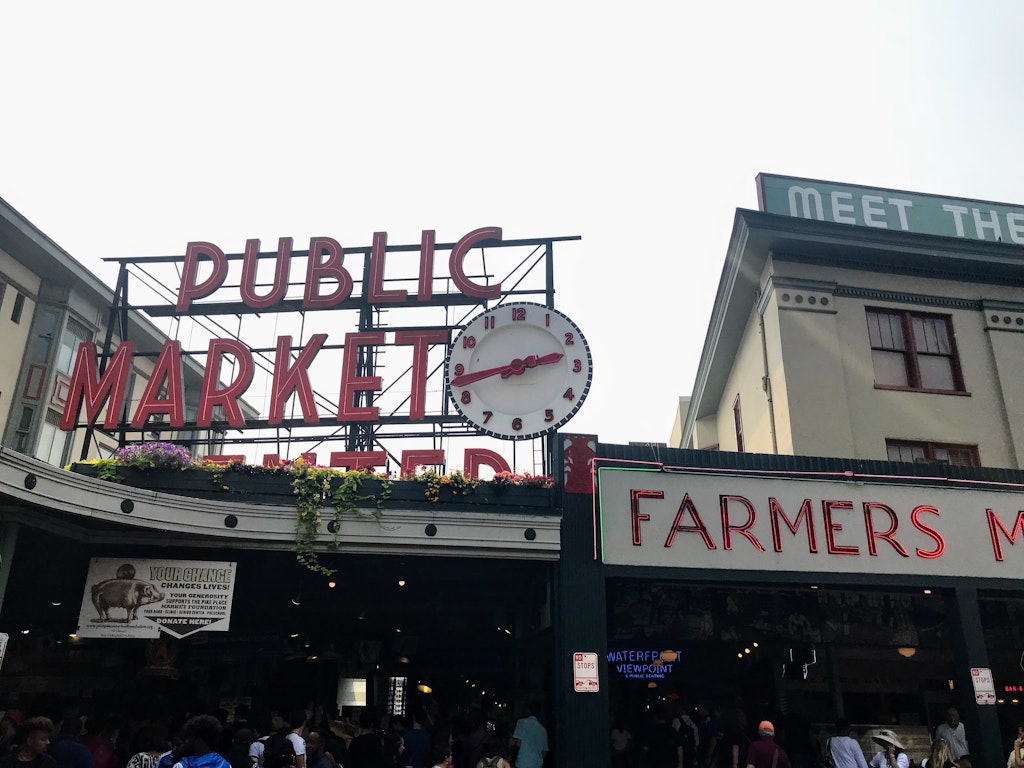 Seattle with Kids - Public Market in Downtown Seattle