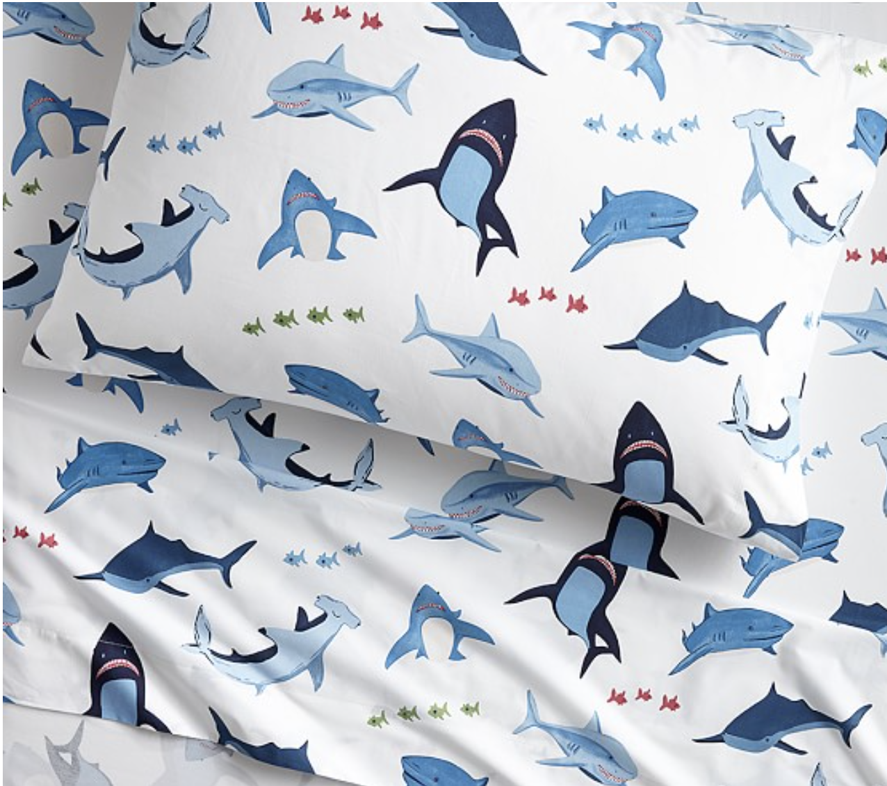 Pottery Barn Kids Shark Sheets