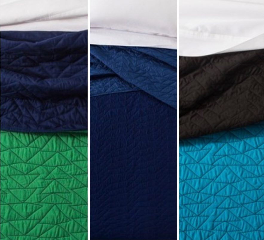 Our Favorite Boy Bedding - Target Triangle Stitch Coverlet - Available in Multiple Colors