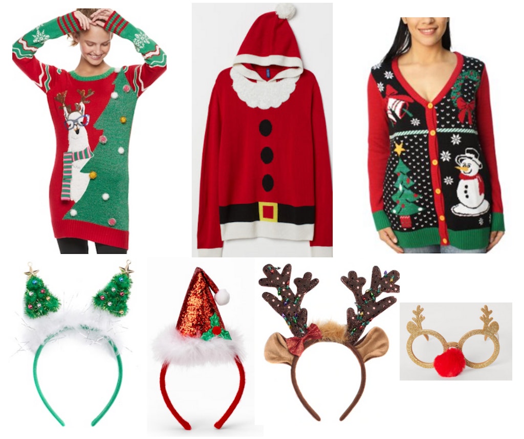 Ugly Christmas Sweaters and Christmas Headbands