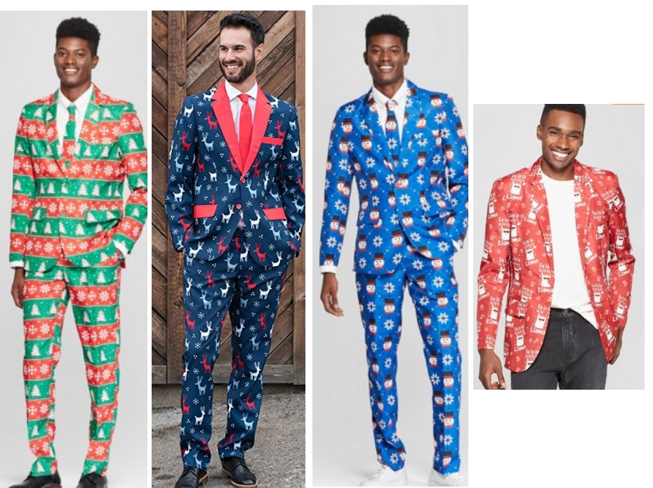 Mens ugly christmas on sale suit