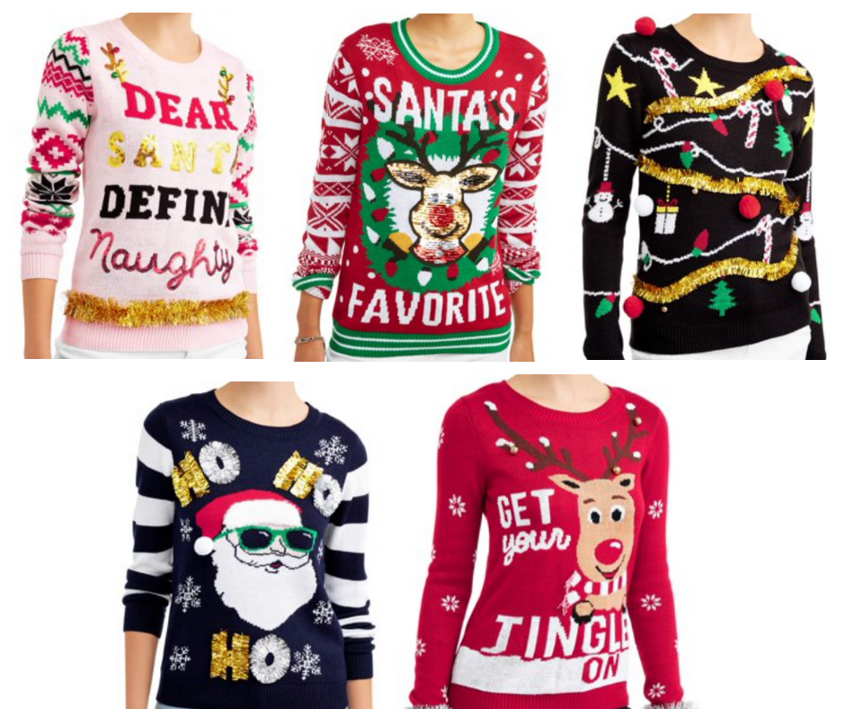 walmart ugly christmas sweater womens