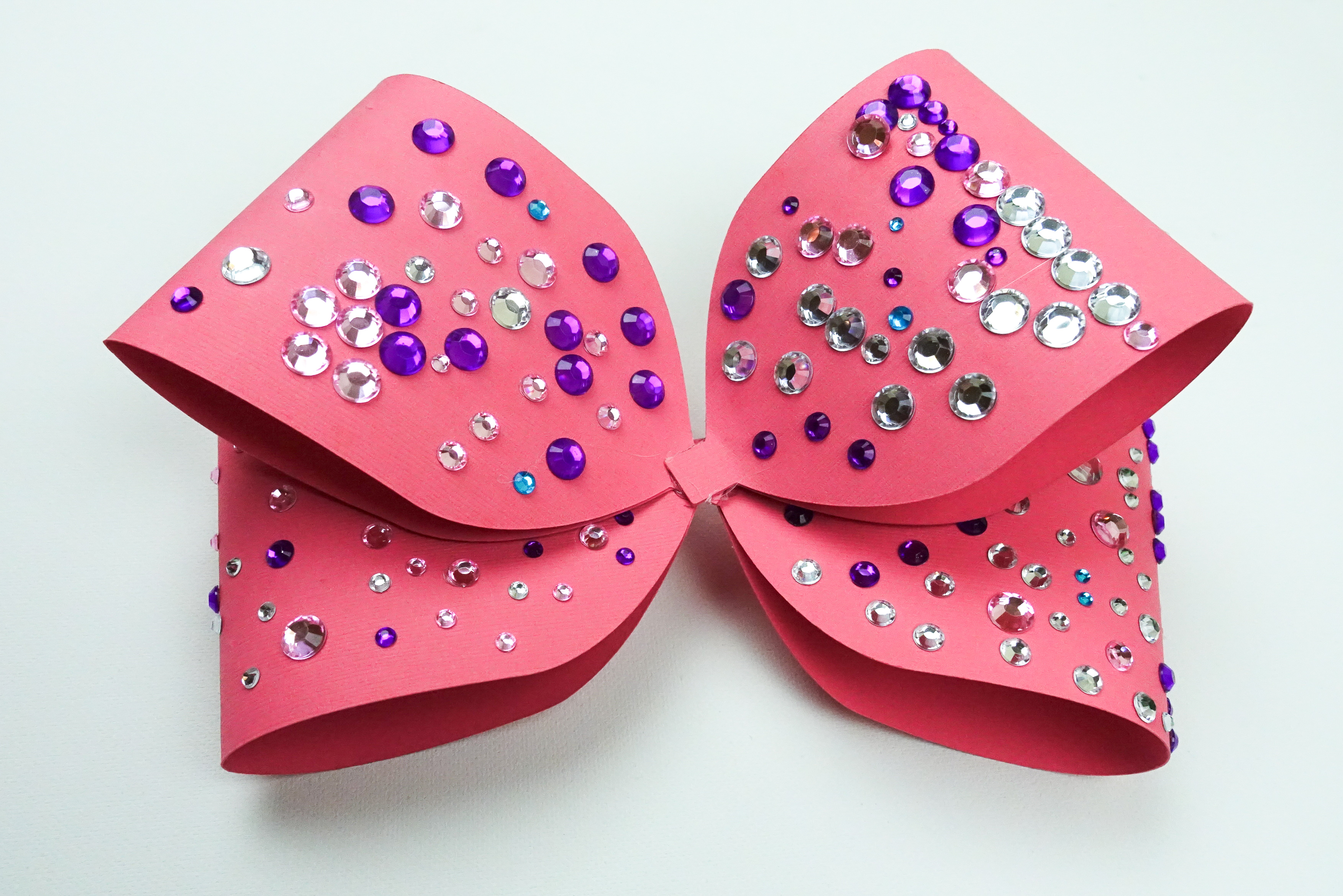 DIY Jojo Siwa Inspired Paper Bow For Valentine's Day Mailbox 