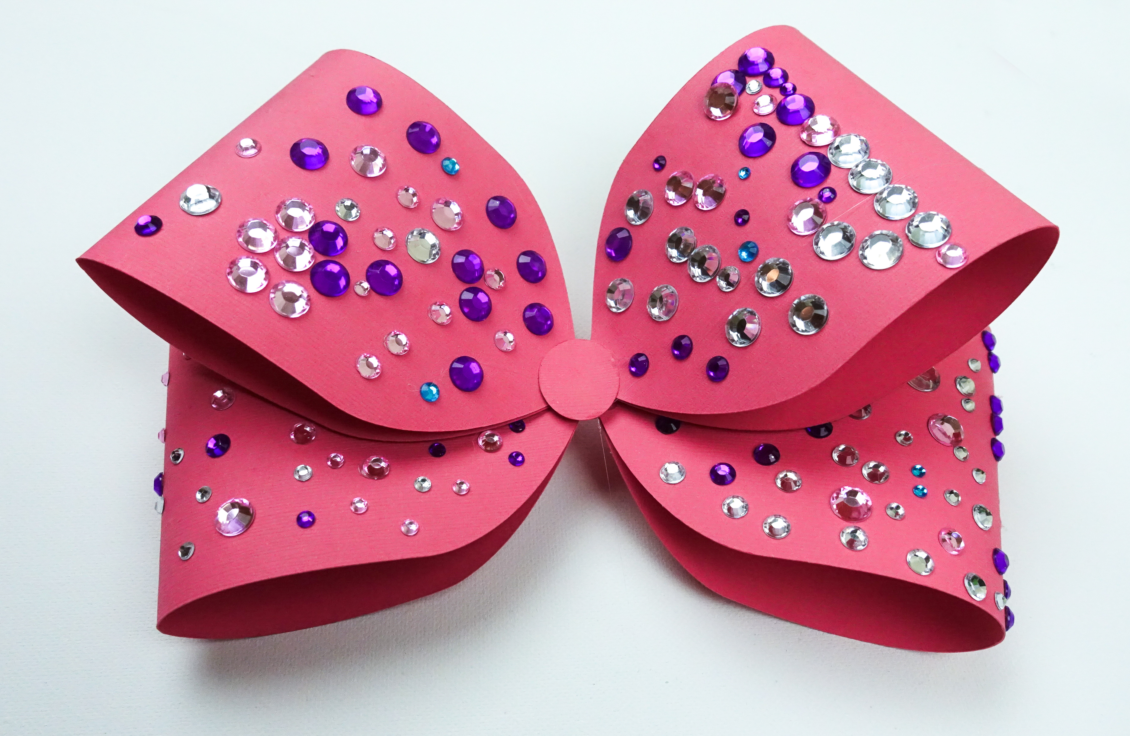 DIY Jojo Siwa Inspired Paper Bow For Valentine's Day Mailbox 