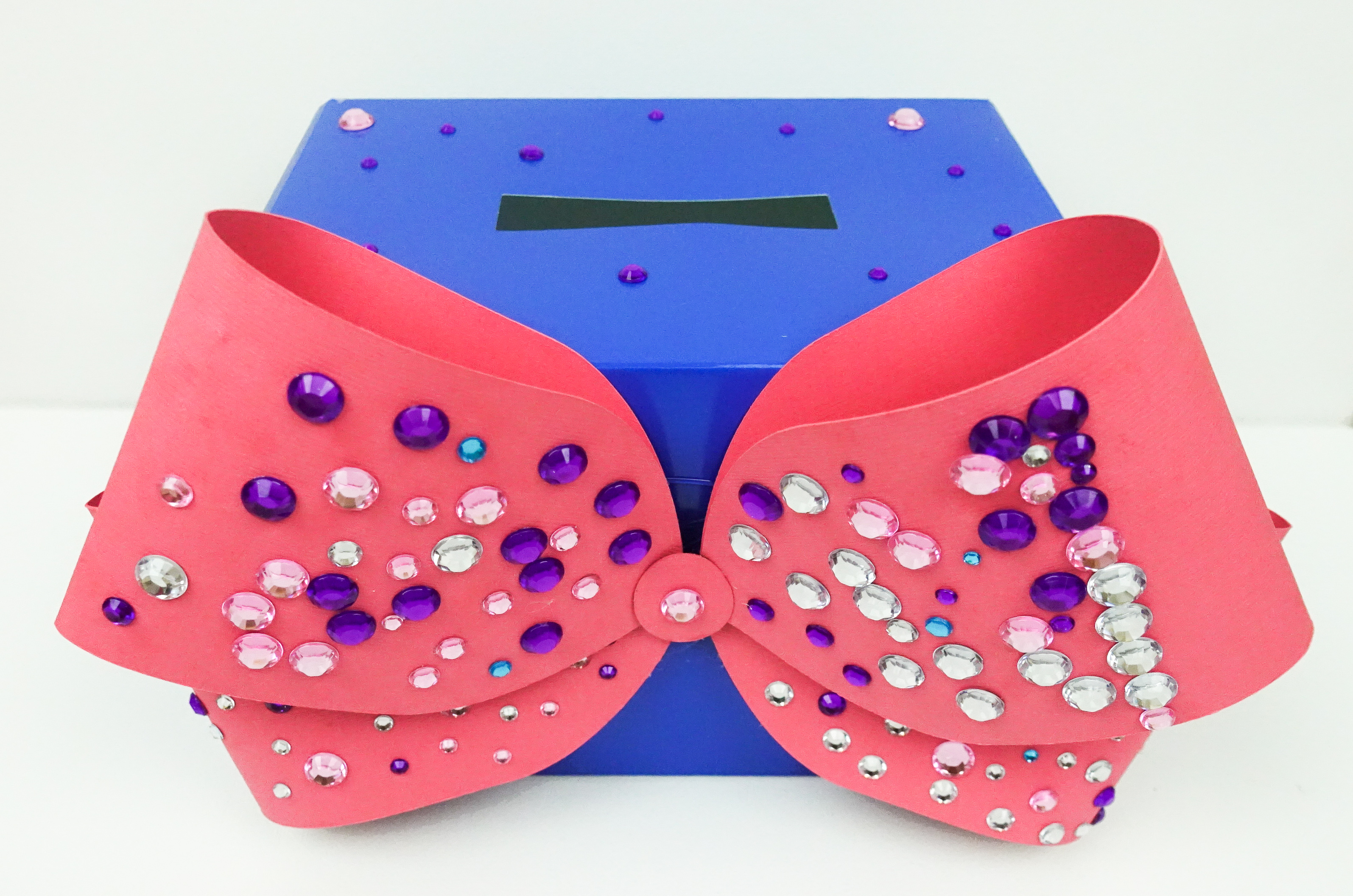 DIY Jojo Siwa Inspired Paper Bow For Valentine's Day Mailbox 