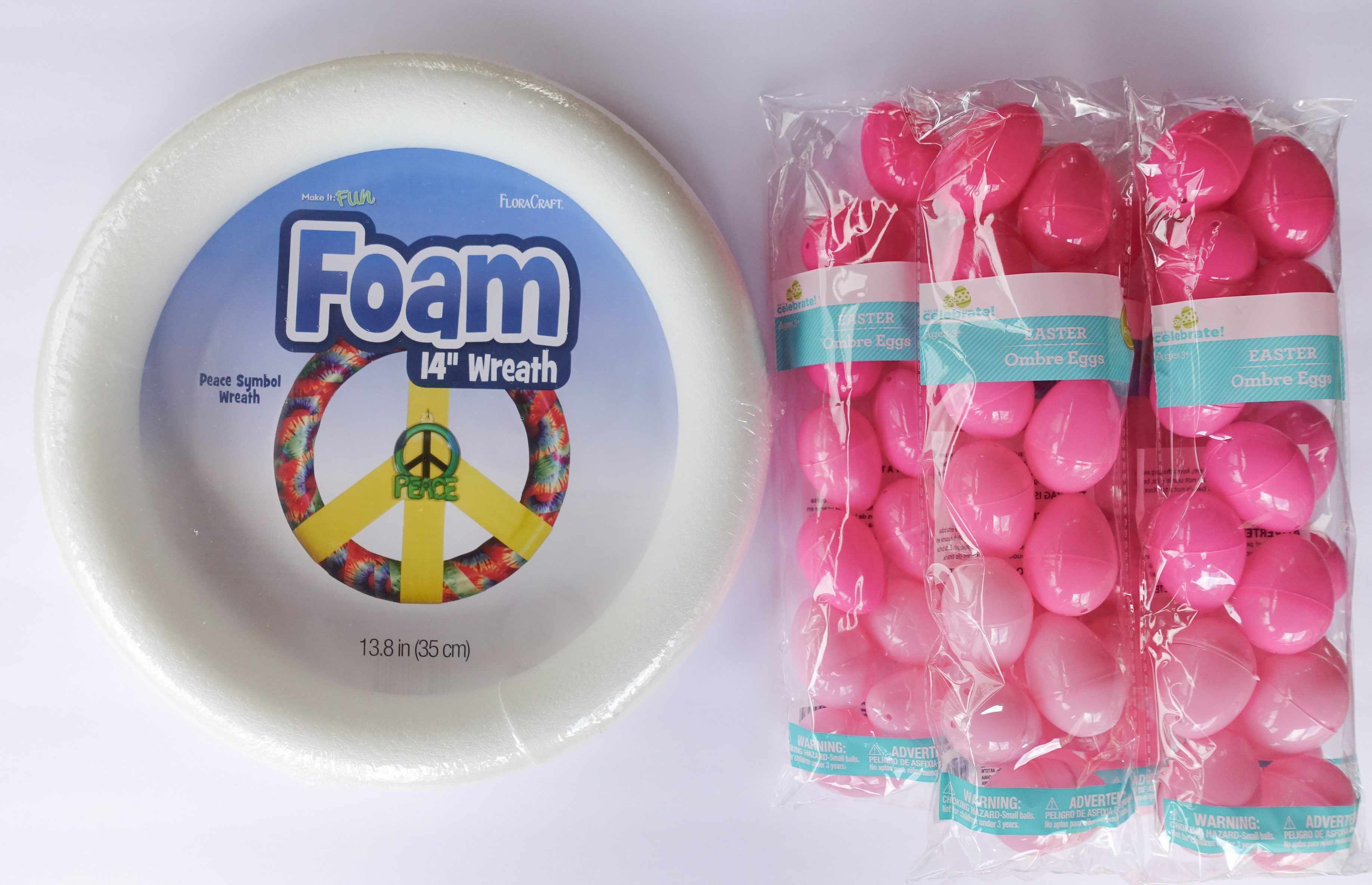 DIY Ombre Easter Egg Wreath