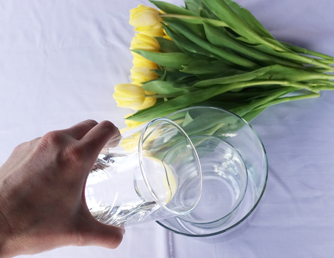 diy easter centerpiece adding water to the vase South Lumina Style