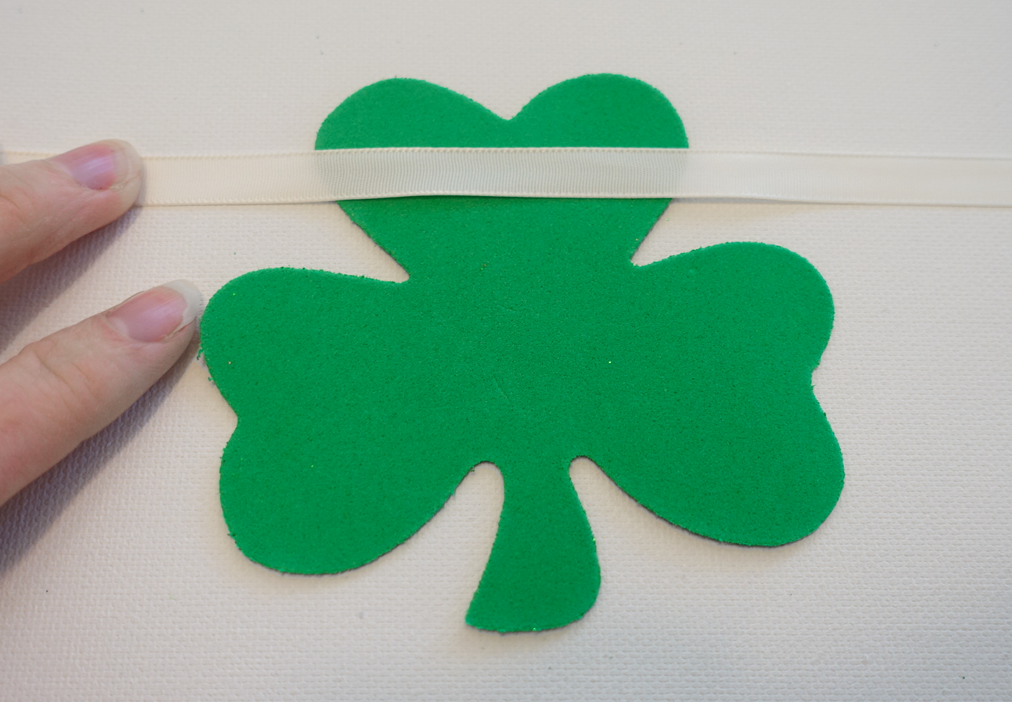 DIY Dollar Store Shamrock Banner