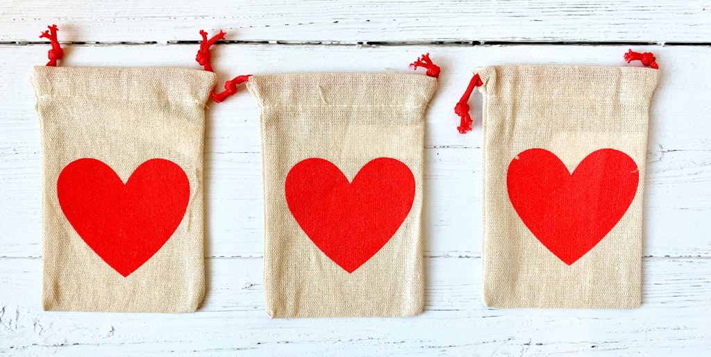 valentines day treat bags