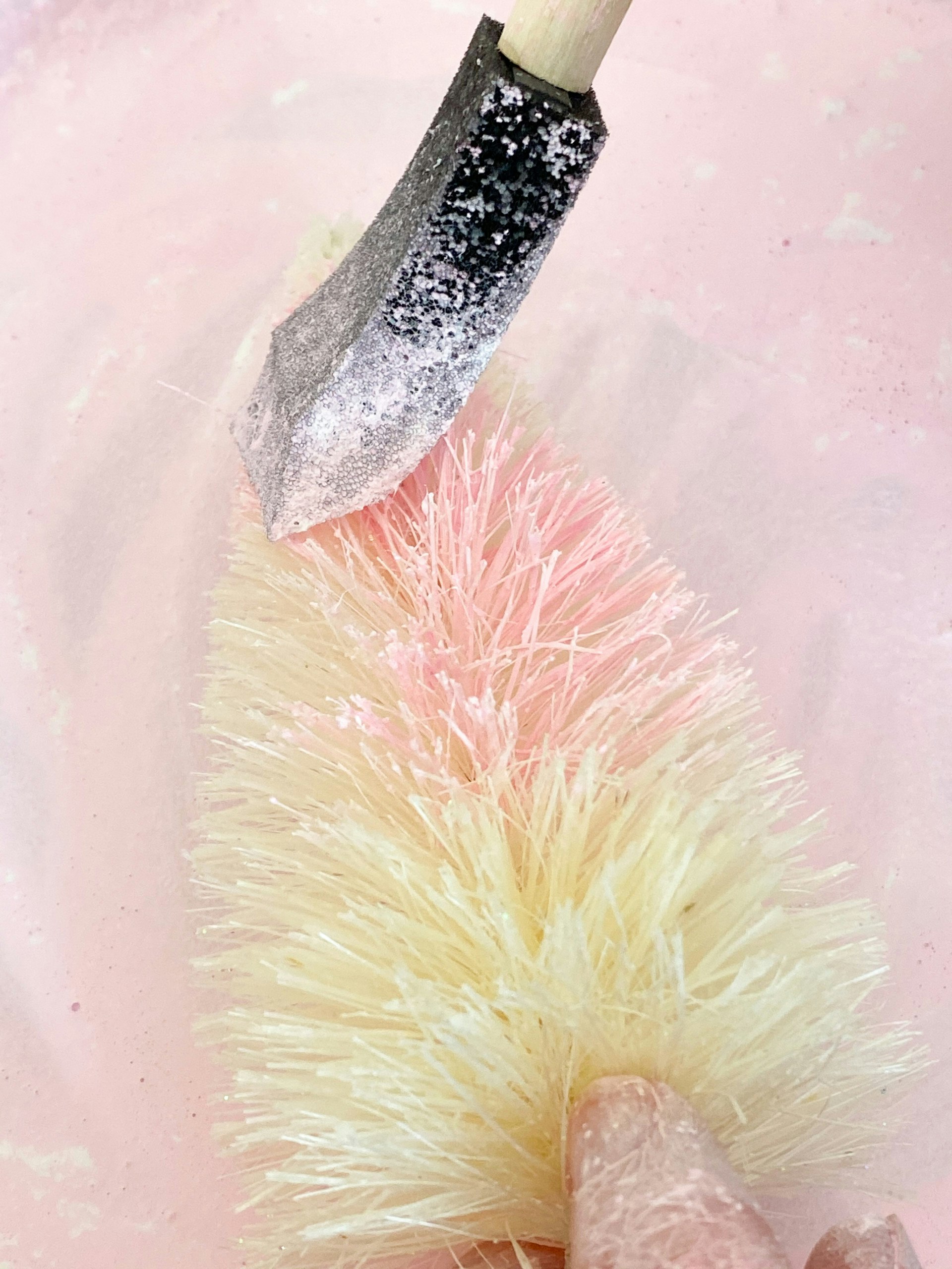 How To Dye Bottle Brush Christmas Trees South Lumina Style