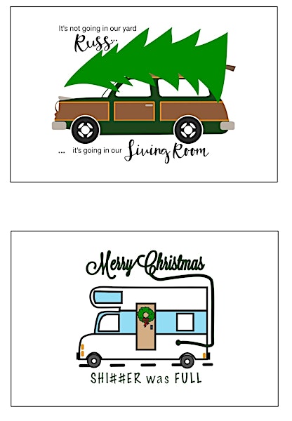 thumbnail of Christmas Vacation Printable Signs 4 x 6 – Station Wagon and RV