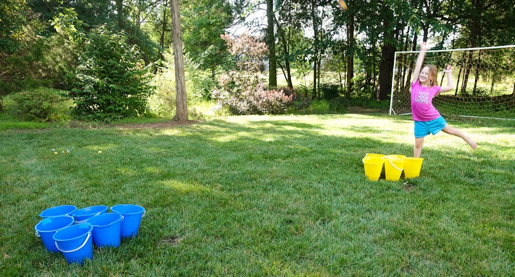 DIY Summer Games Backyard Bucket Ball