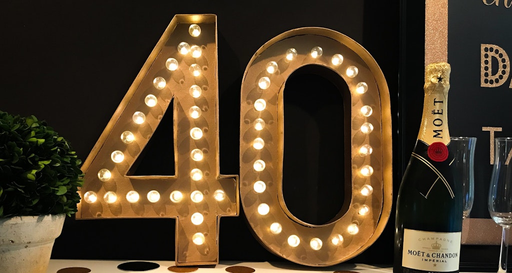 DIY Marquee Numbers And Letters