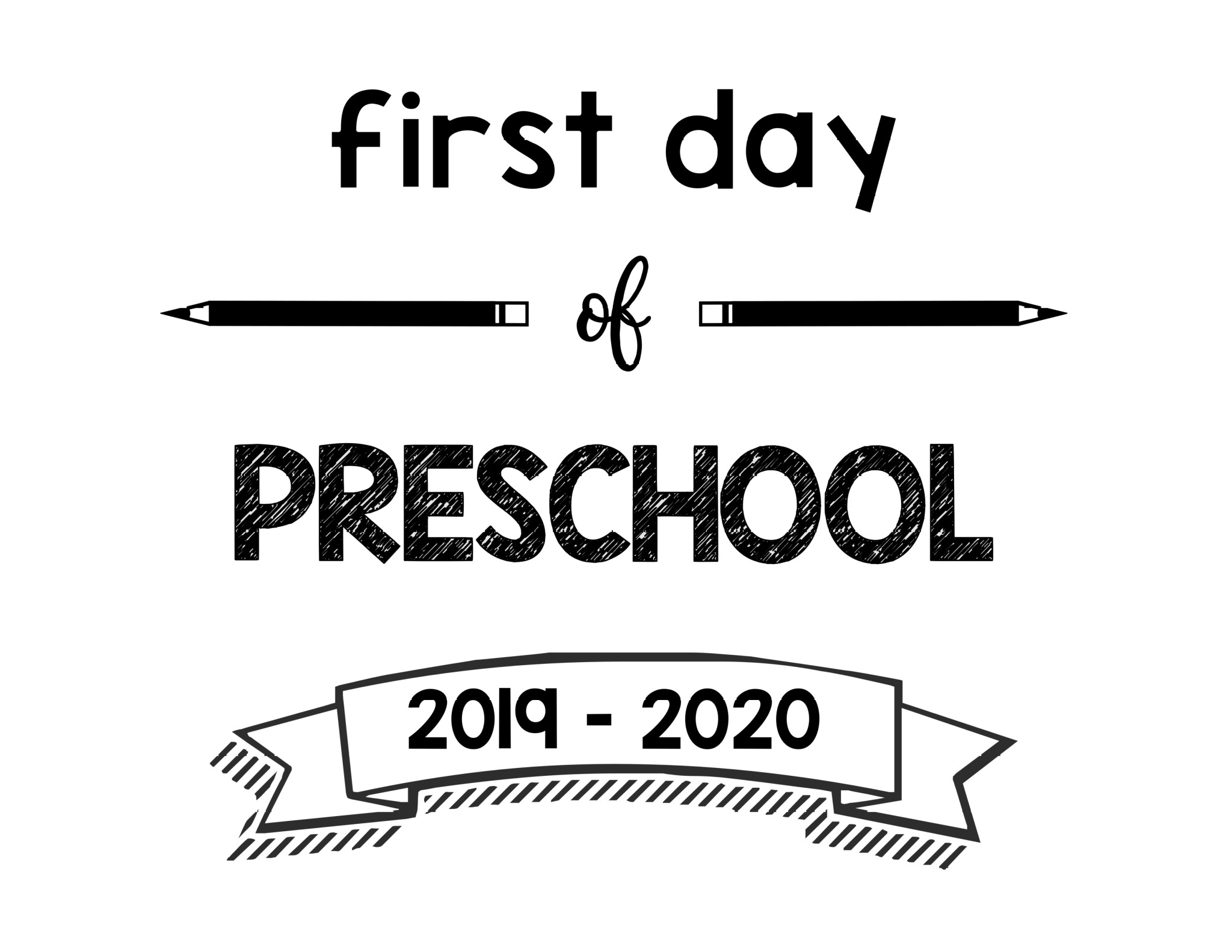 thumbnail of First Day of Preschool 2019 – 2020