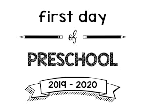 thumbnail of First Day of Preschool 2019 – 2020