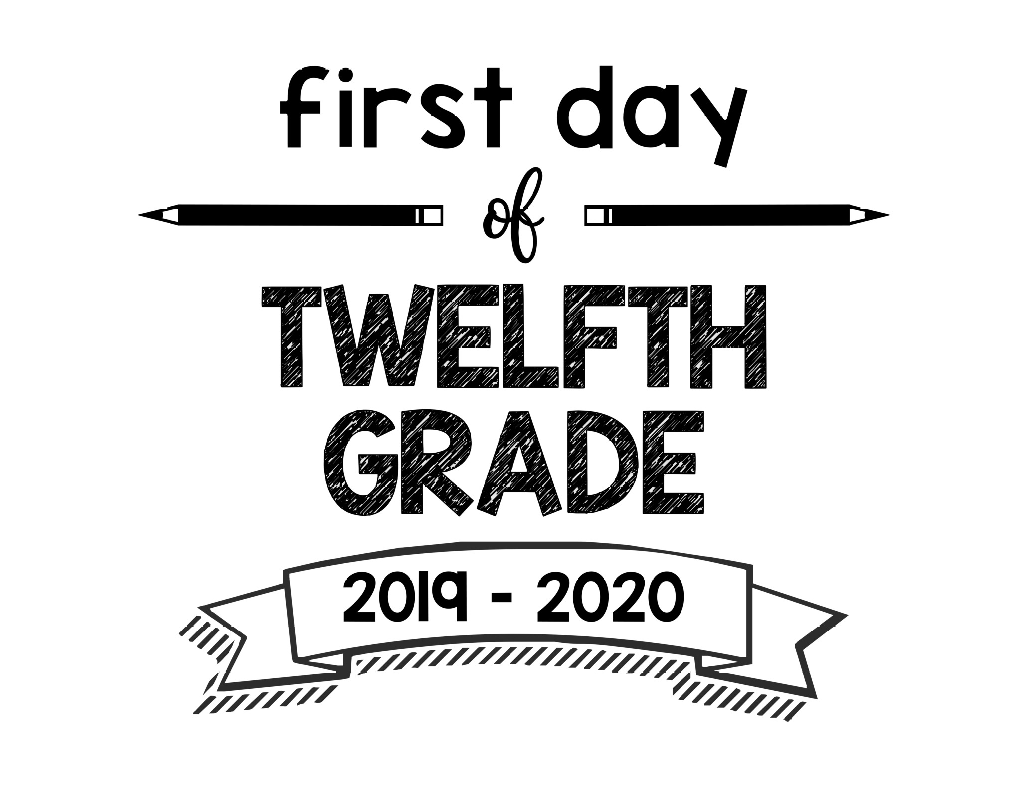 thumbnail of First Day of Twelfth Grade 2019 – 2020