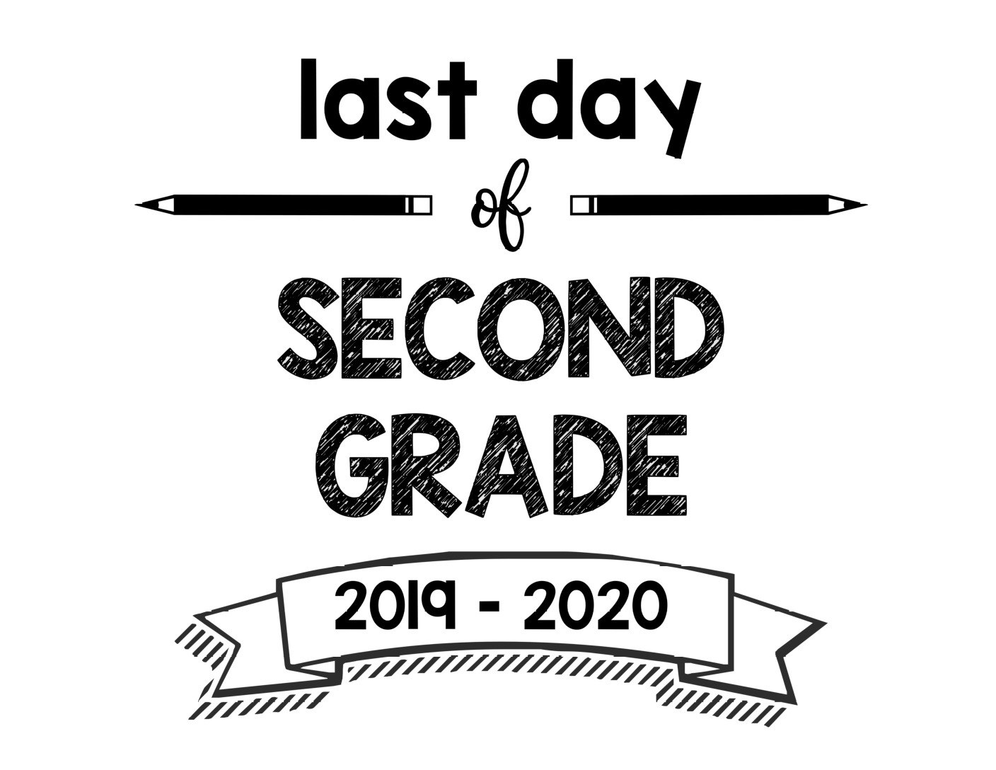 Last Day of Second Grade 2019 - 2020 - South Lumina Style