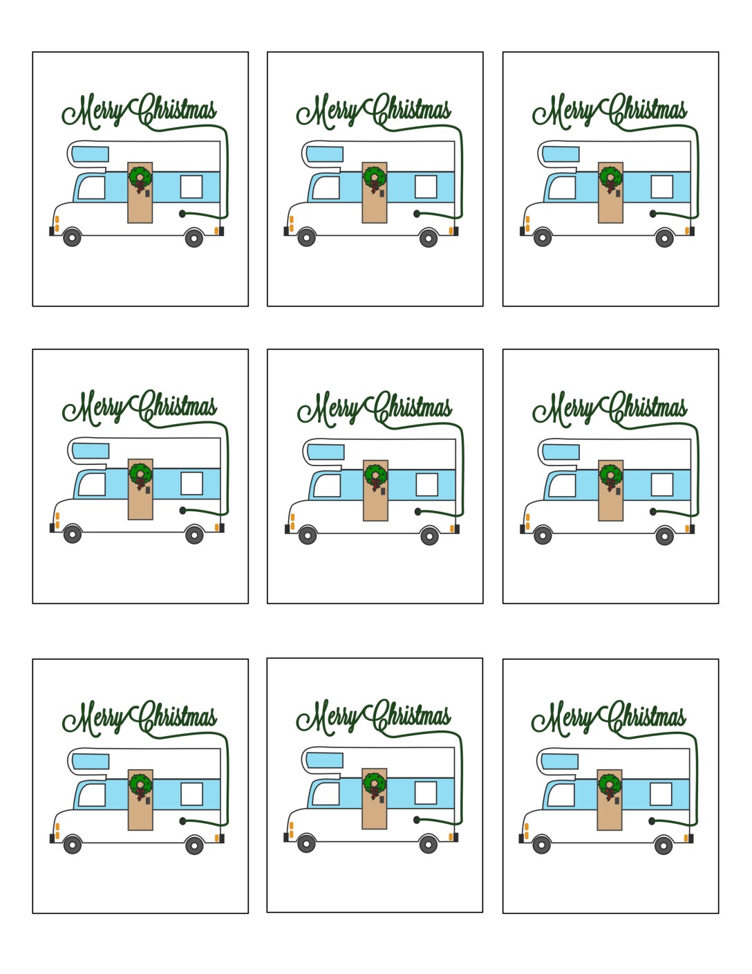 thumbnail of National Lampoon Christmas Vacation Gift Tags RV