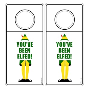 You’ve Been Elfed Wine Bottle Hang Tags