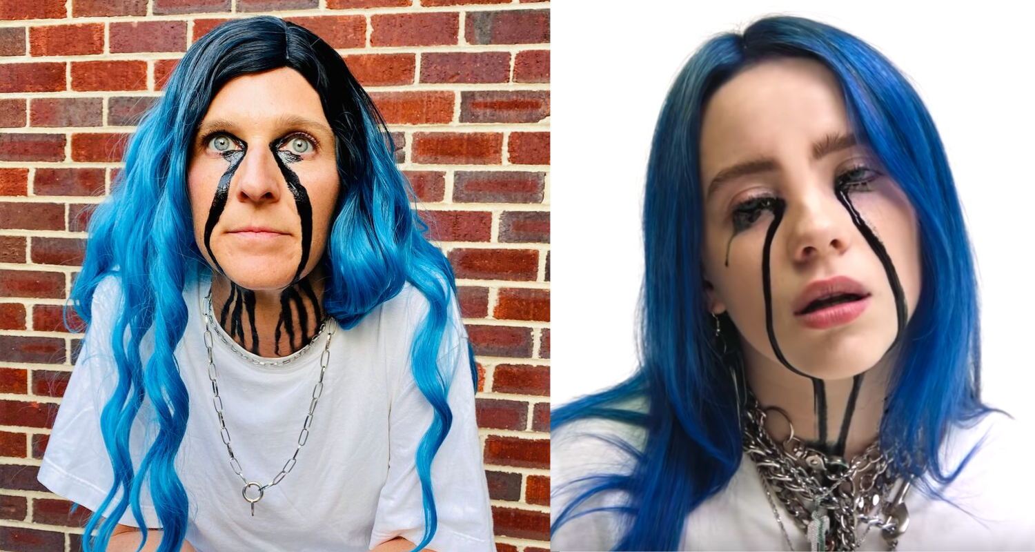 diy billie eilish when the party's over halloween costume - South