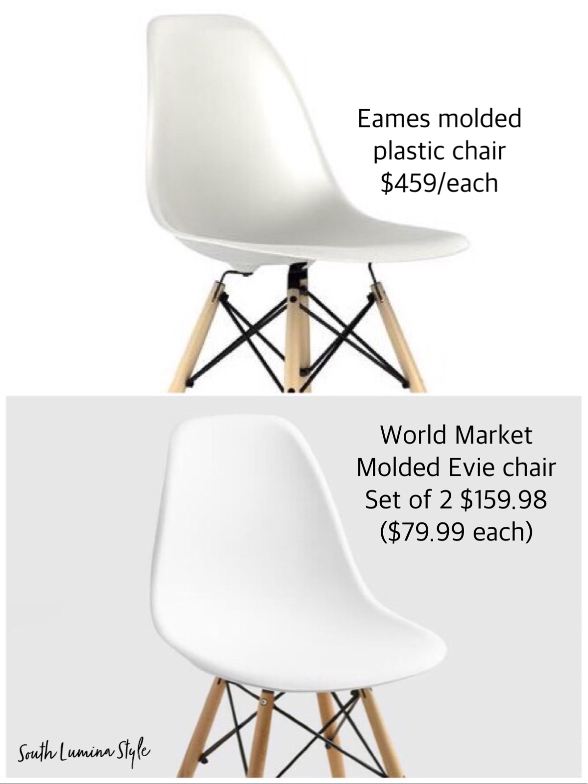 Eames Look For Less South Lumina Style