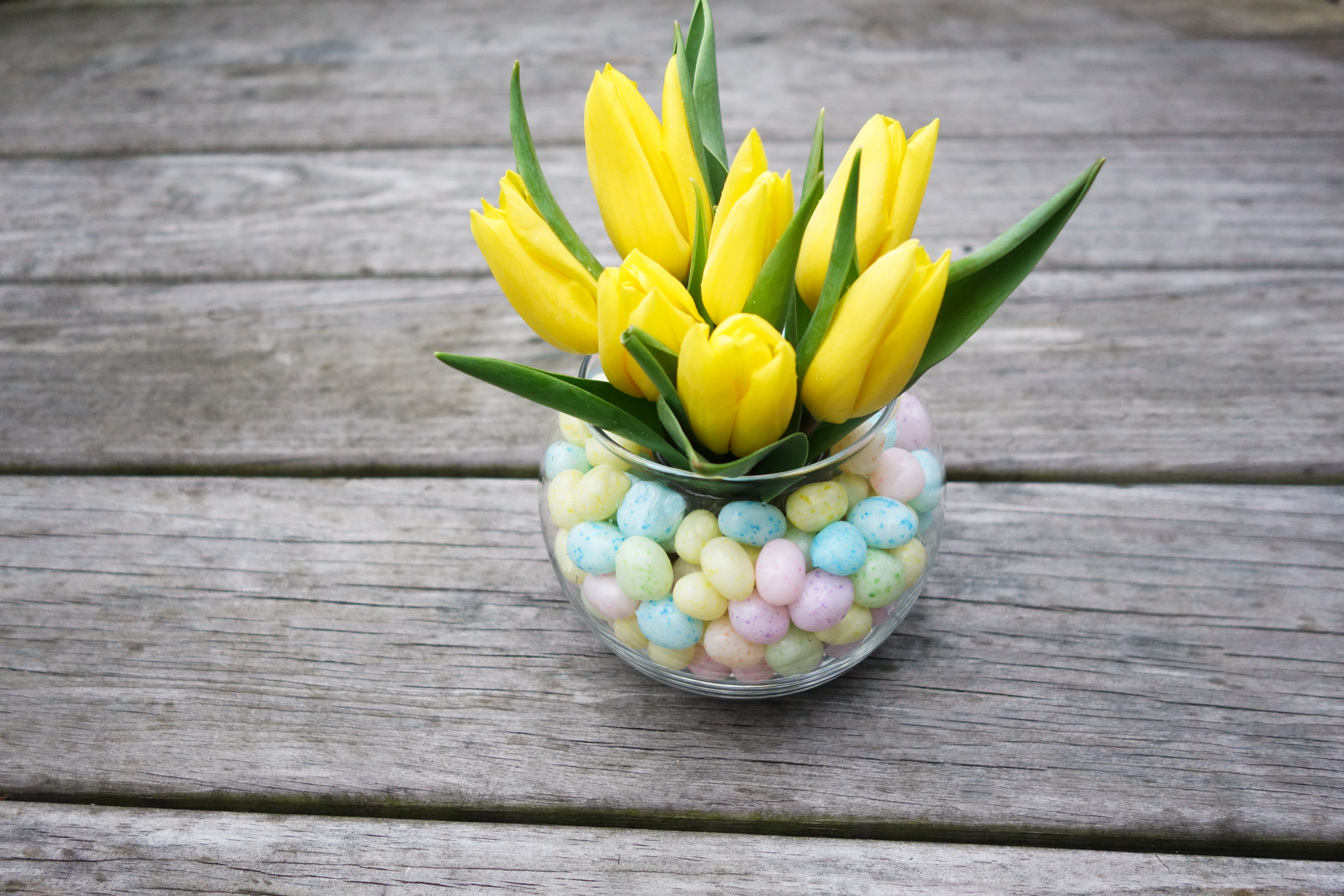 jellybean easter vase