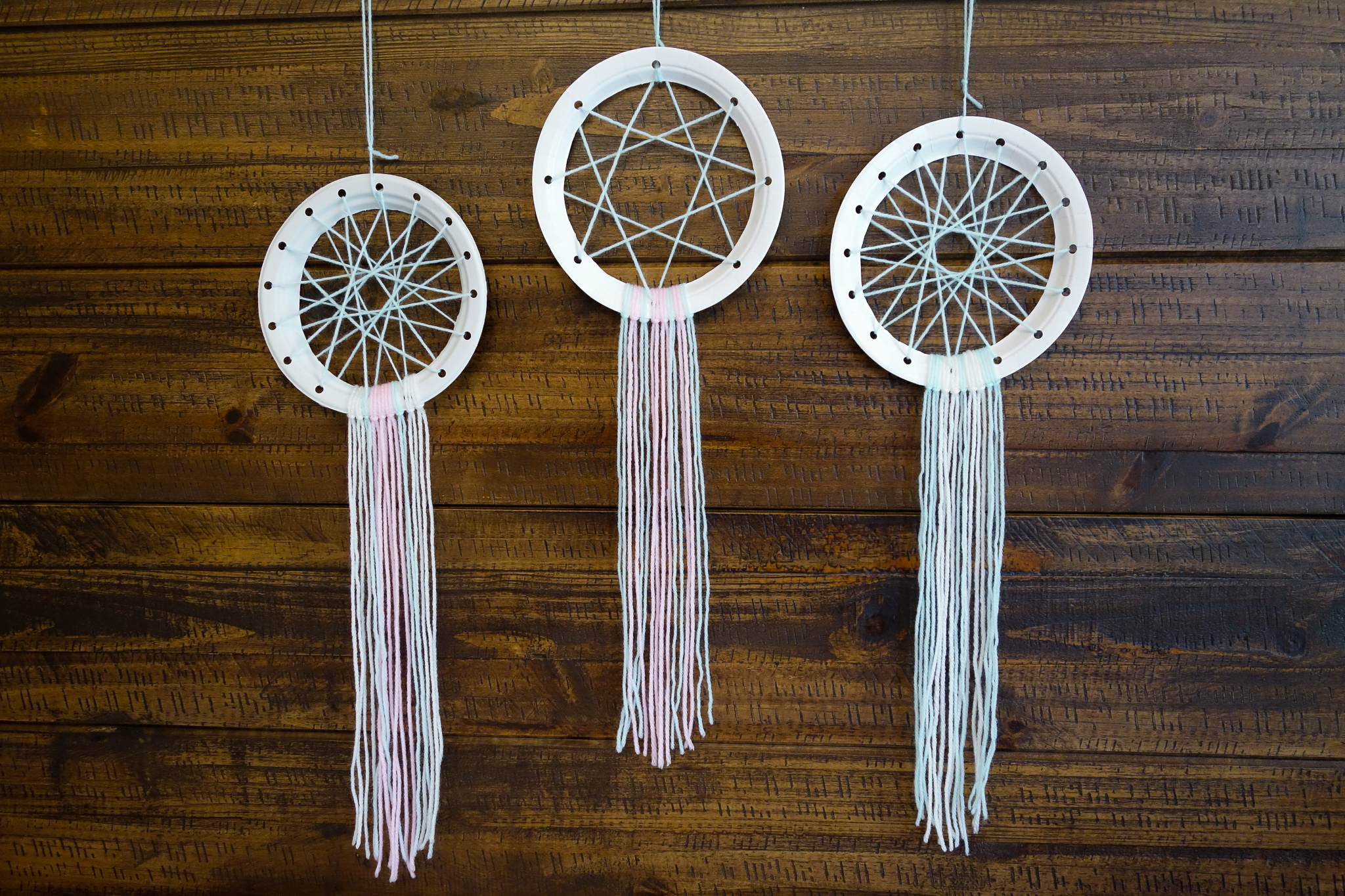 Paper plate online dream catcher