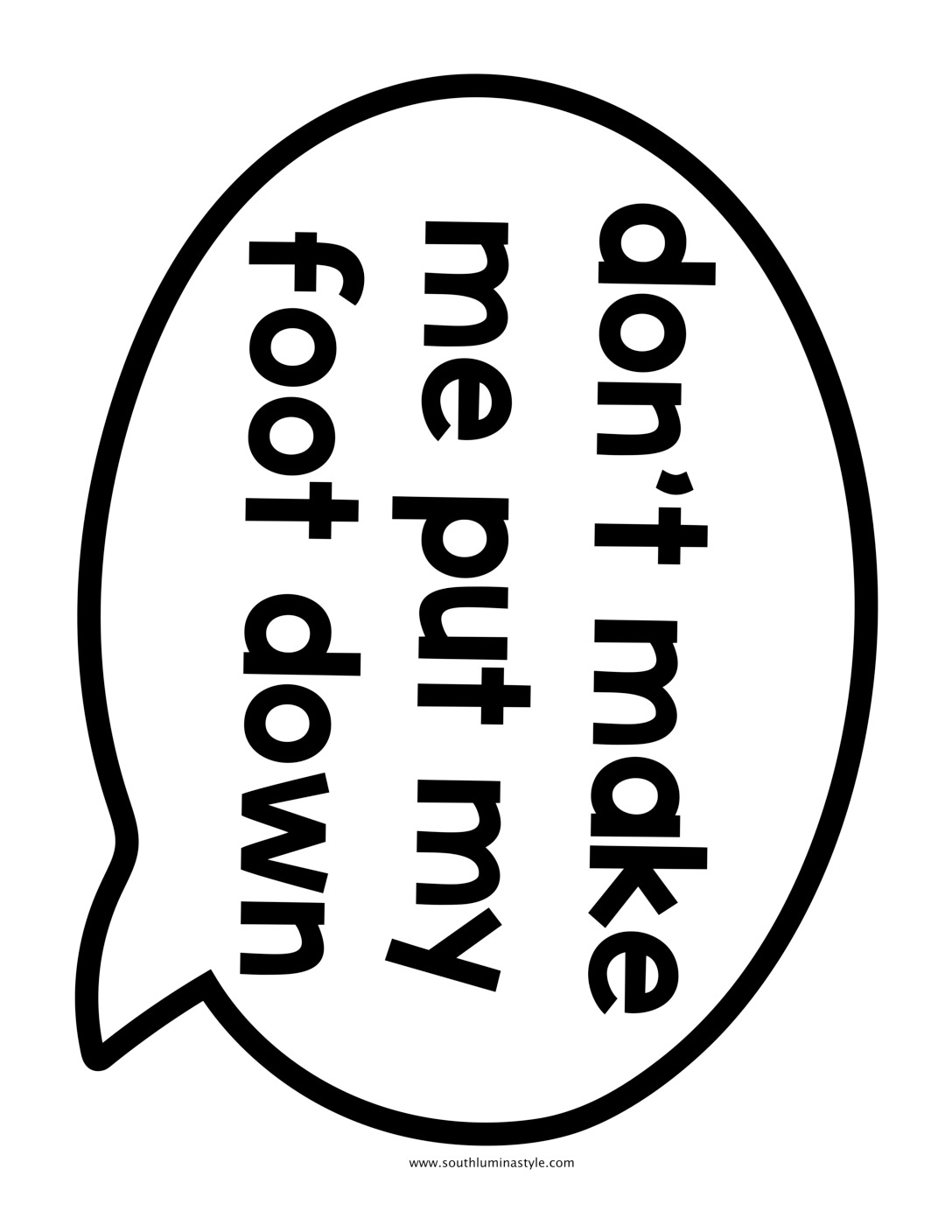 Dont Make Me Put My Foot Down South Lumina Style