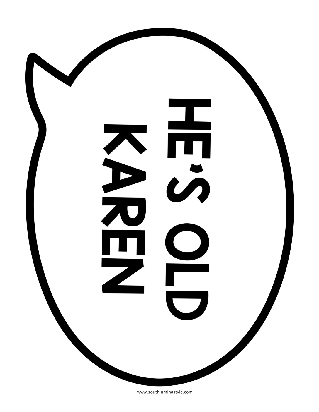 thumbnail of He’s old karen