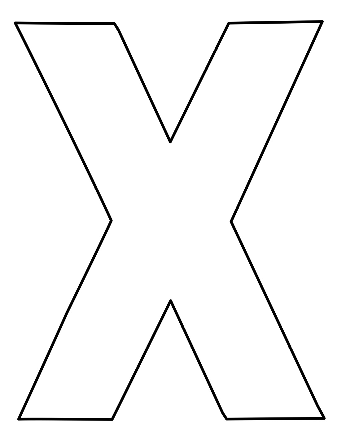 thumbnail of X – 8.5 x 11 yard sign