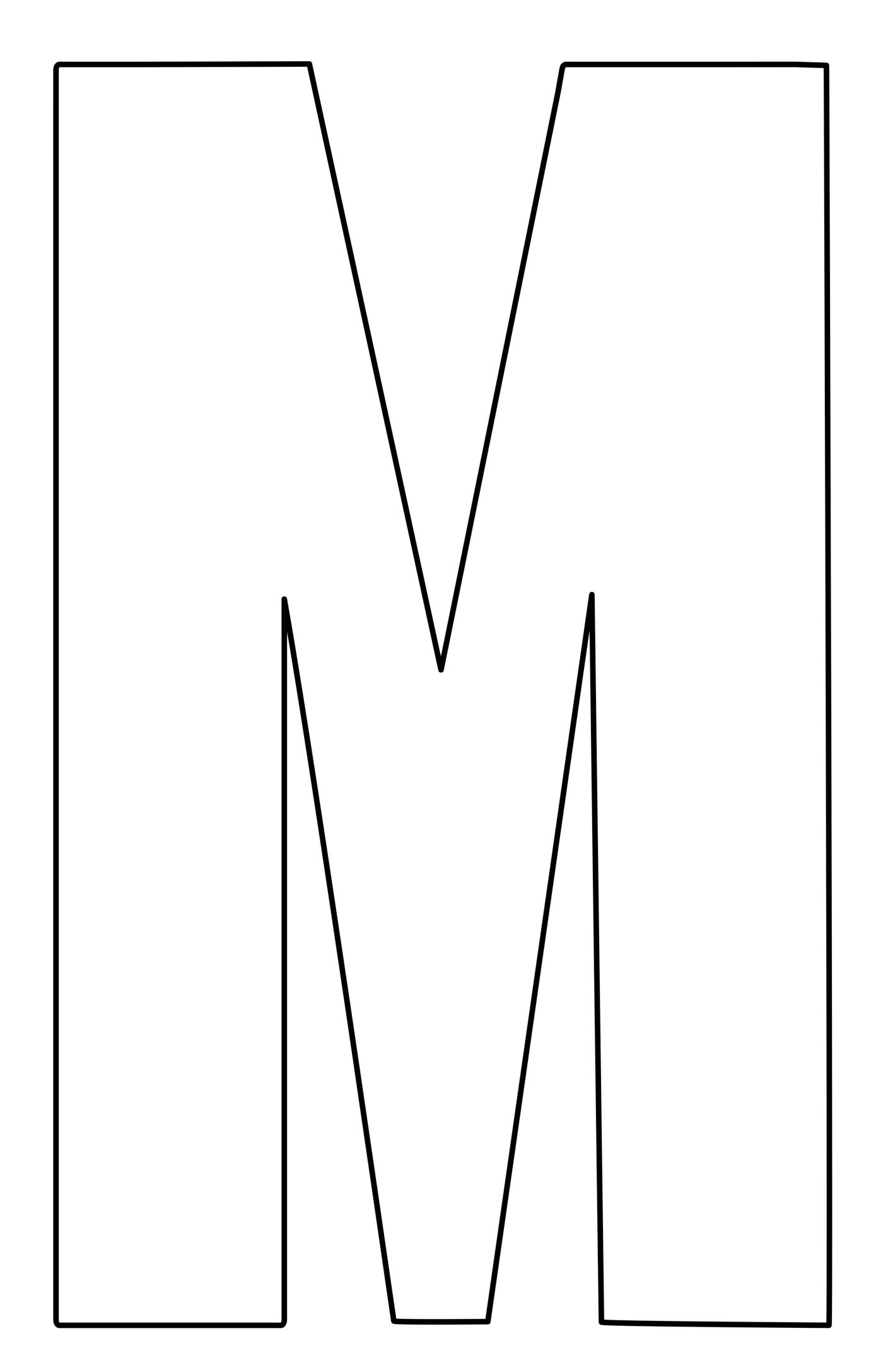 thumbnail of M – 11 x 17