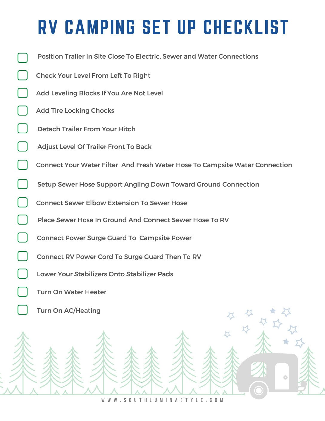 thumbnail of RV CAMPING SETUP CHECKLIST-2