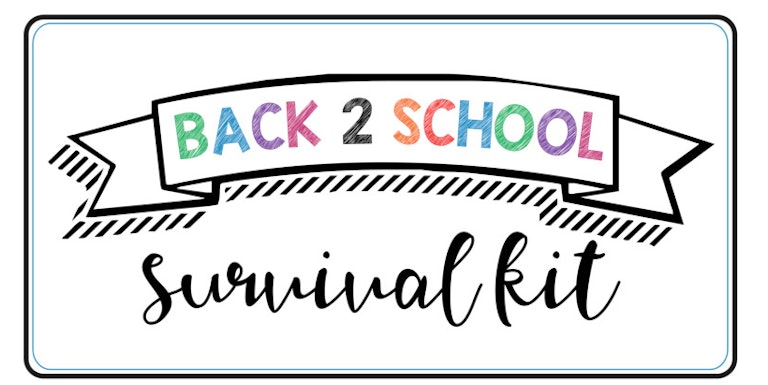 thumbnail of back to school survival kit signs