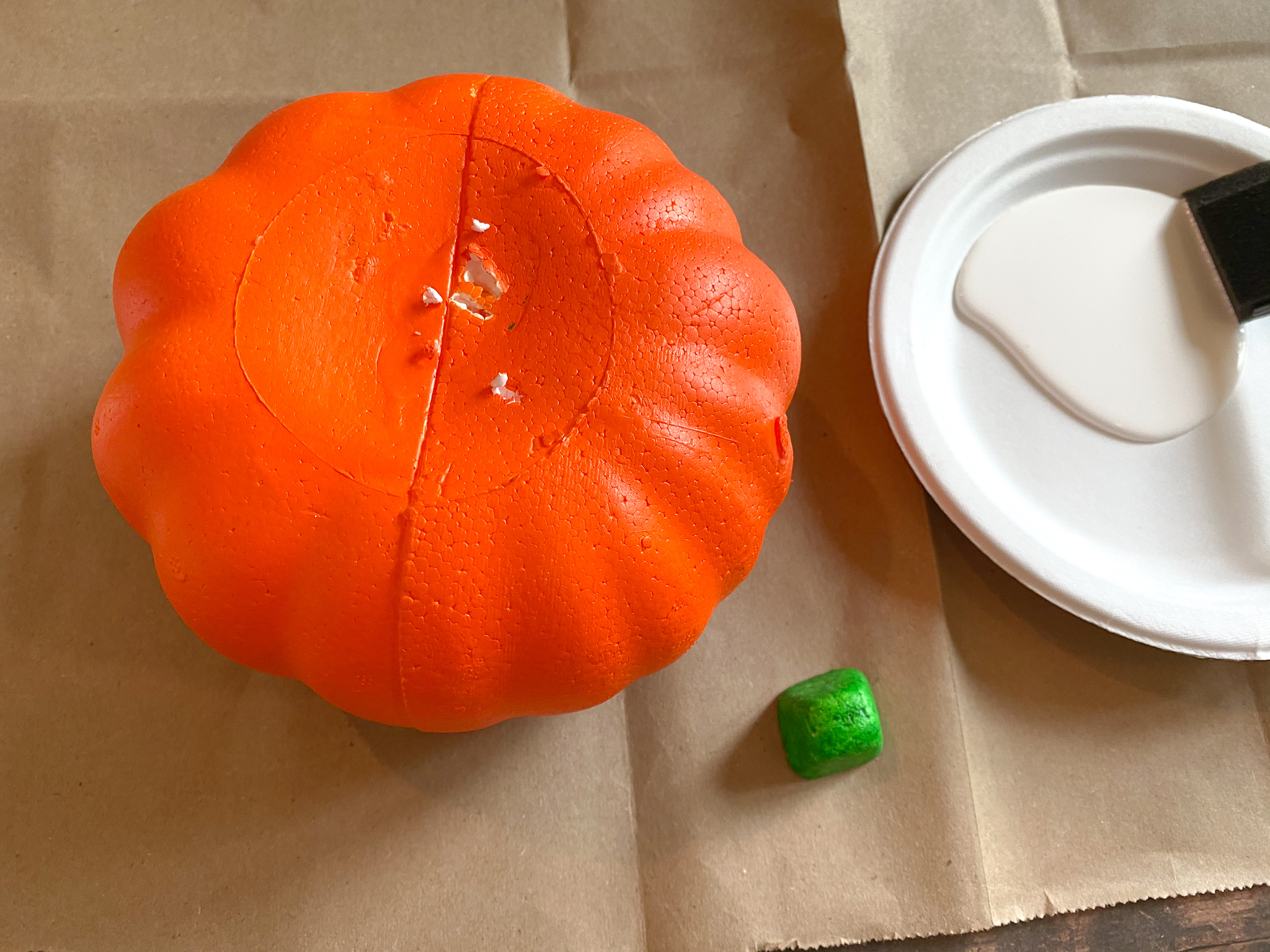 DIY Dollar Store Pumpkin