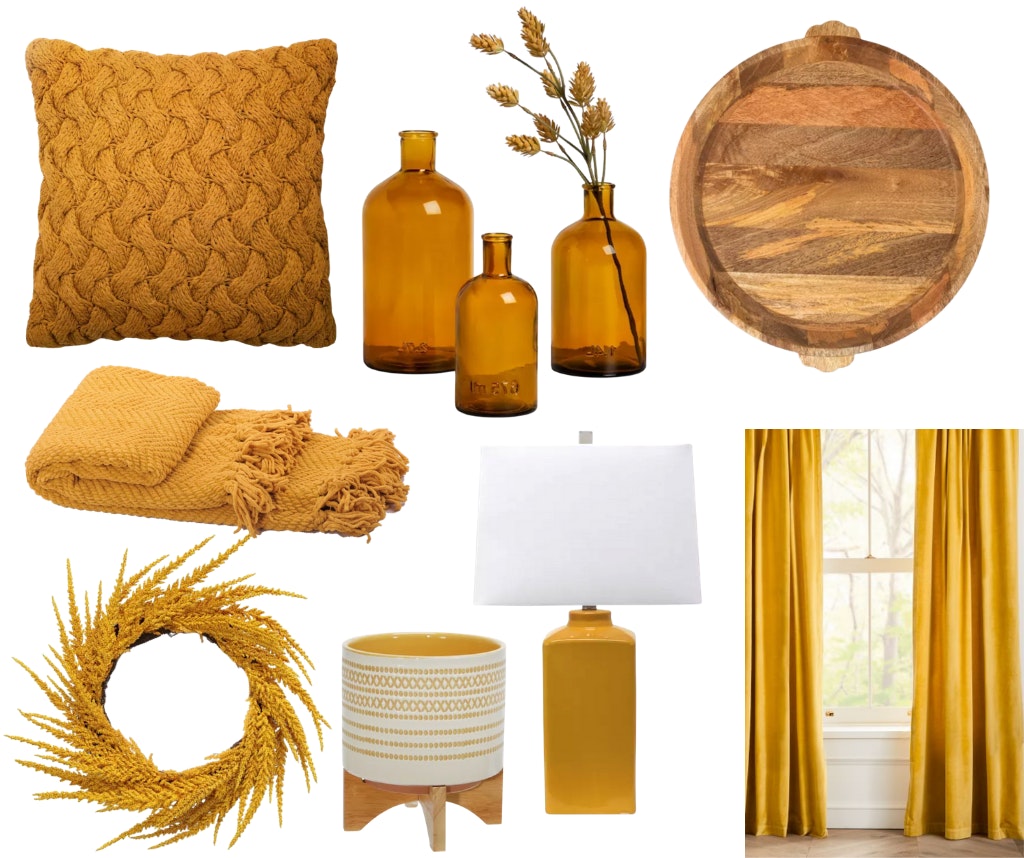 fall design trends mustard yellow