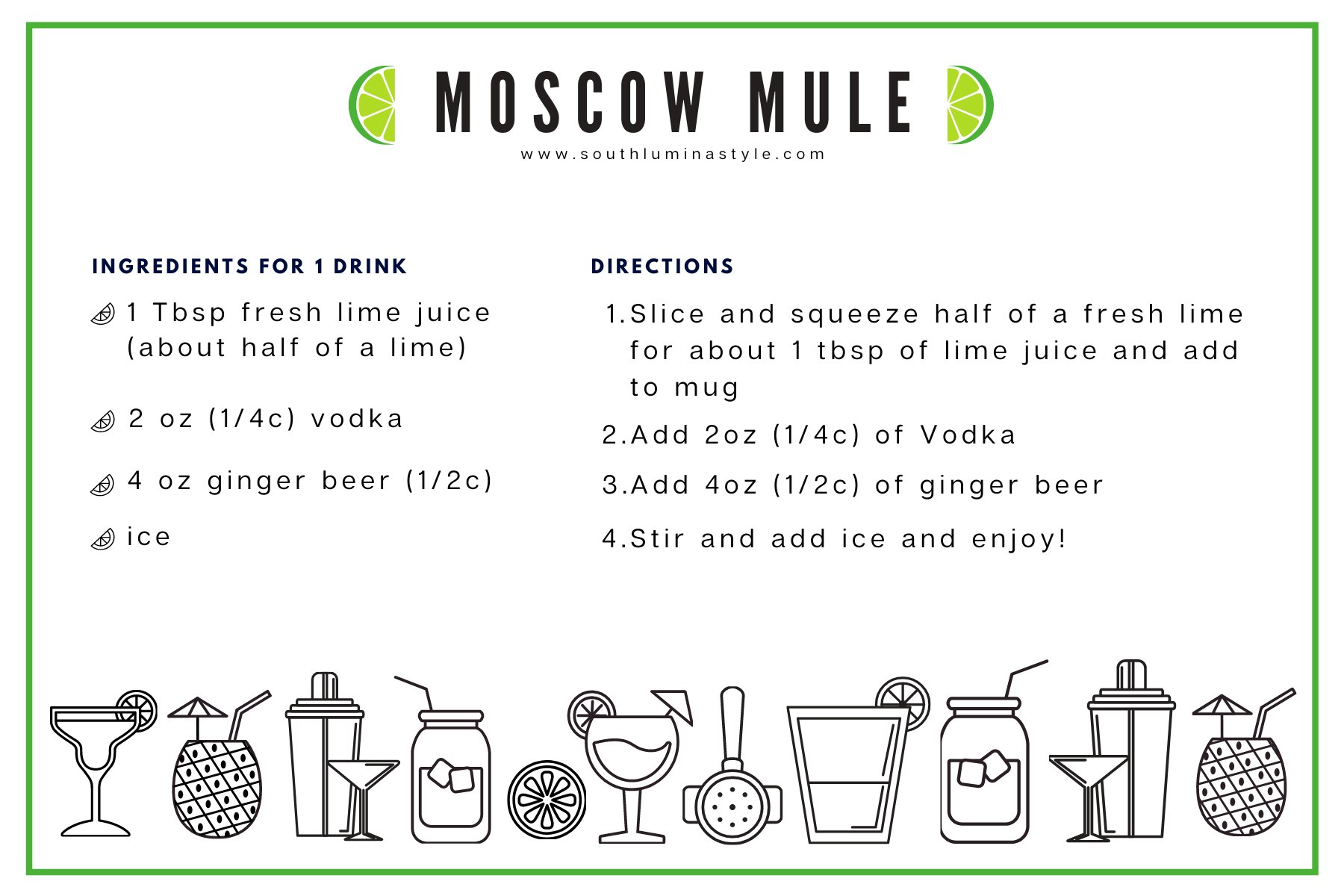 DIY Moscow Mule Cocktail Kit